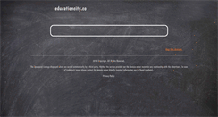 Desktop Screenshot of educationcity.co